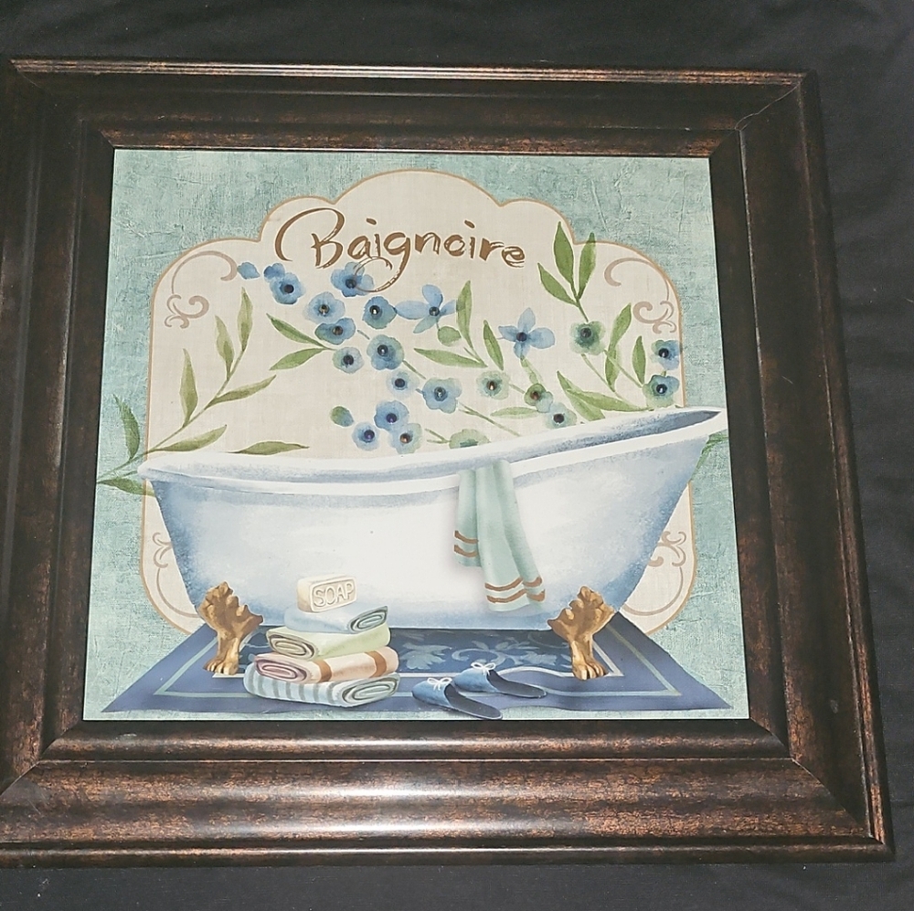 CK Blue and Brown Bath Accessories